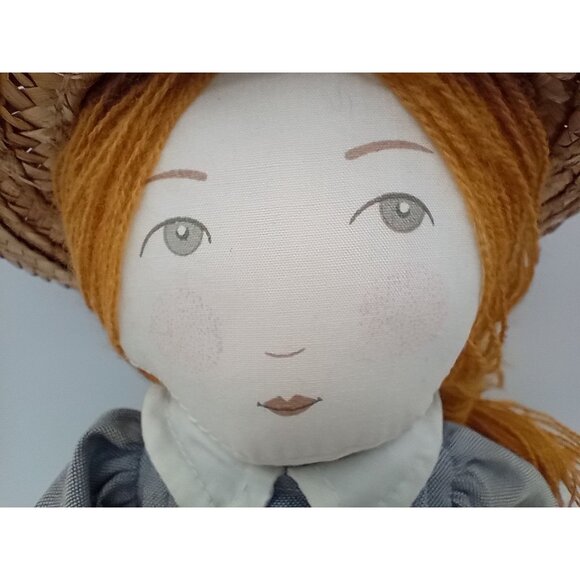 Hallmark Becky Kelly Vintage Rag Doll Hat Sunflower Dress Yarn Hair 16 Inches - Picture 3 of 16